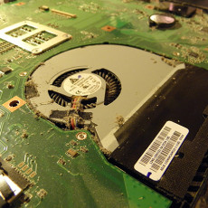 Desktop computer and laptop fan cleaning